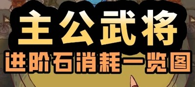 咸鱼之王进阶消耗一览表 主公武将进阶石等级材料表 